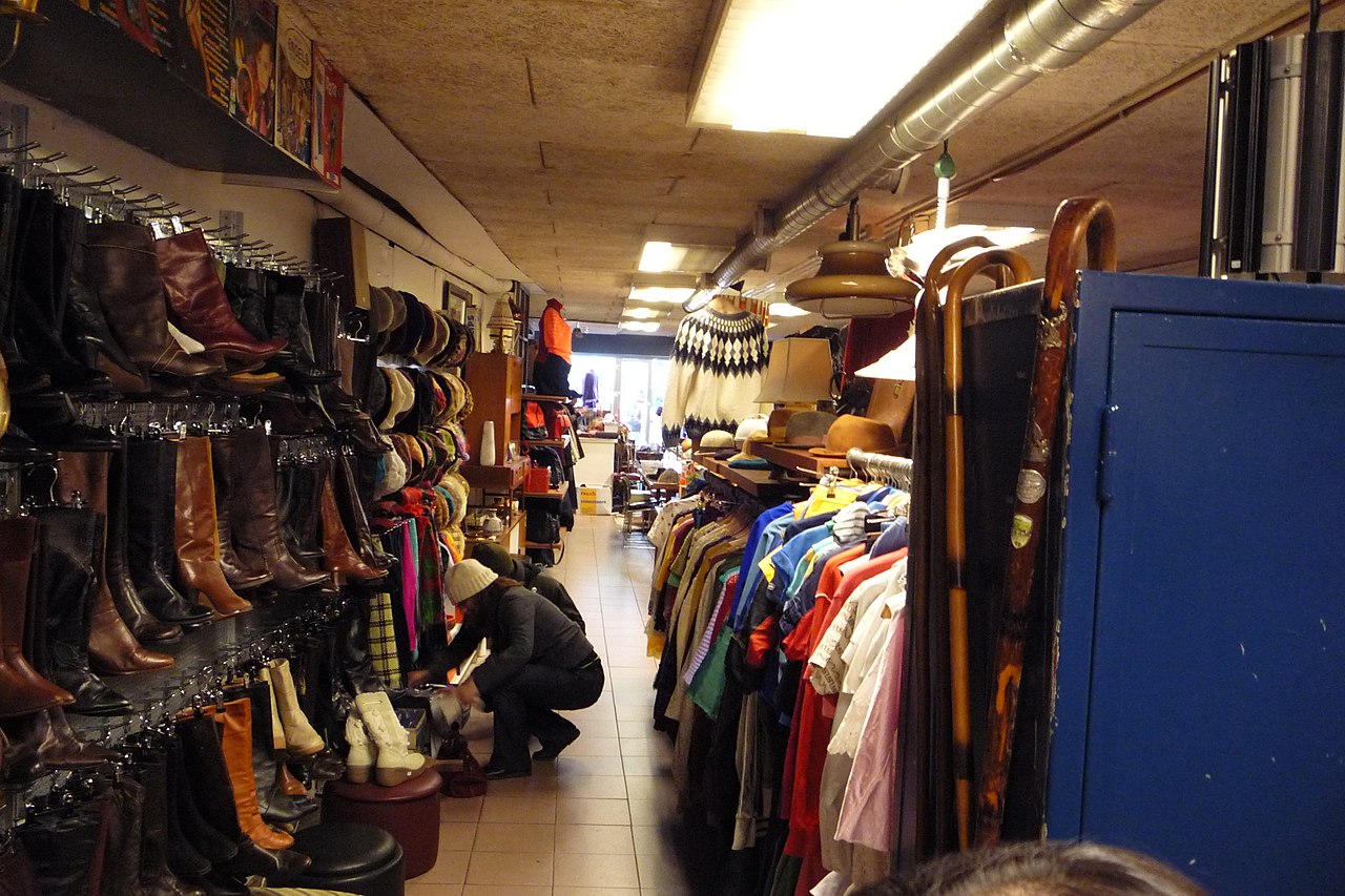 Vintage clothes shop