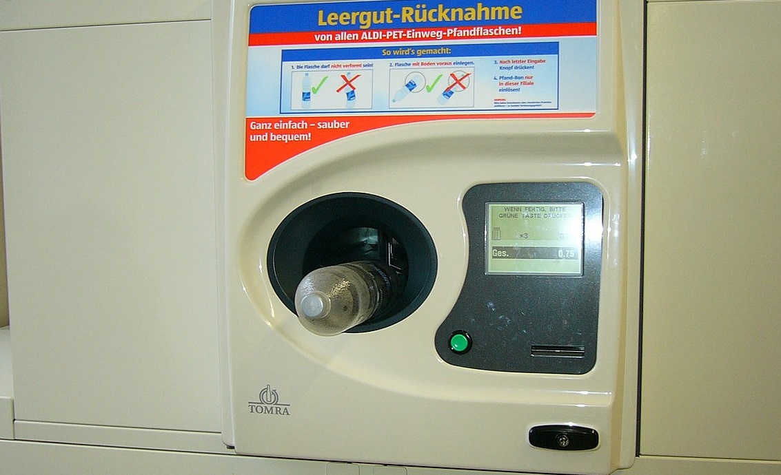 Reverse vending machine in Germany