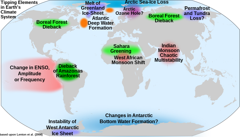 Tipping points in the Earth's climate system