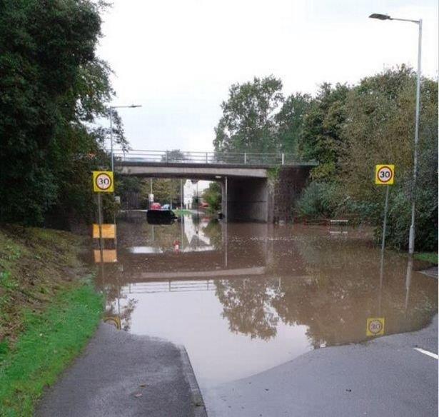 Flooding in Swansea