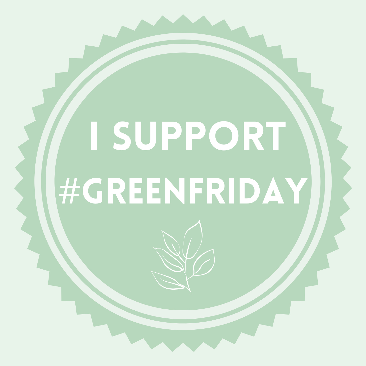 Green Friday badge