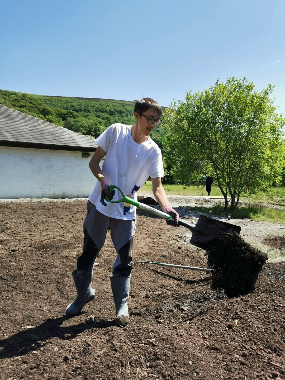 Jamie Thomas, postcode gardener, Cwmtyleri, Blaenau Gwent