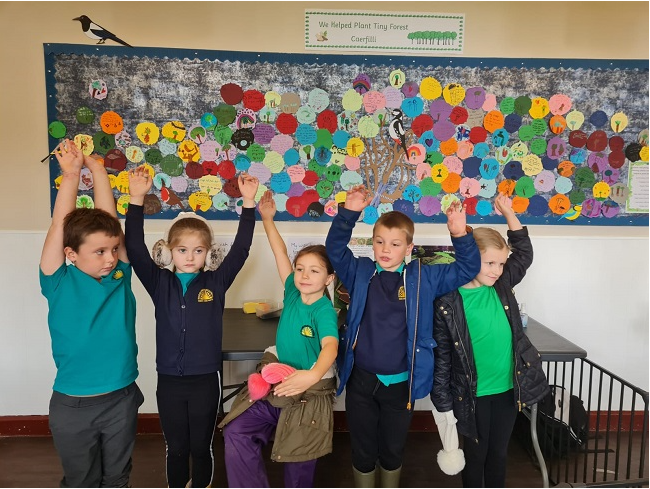 Photo of Rudry Primary School pupils