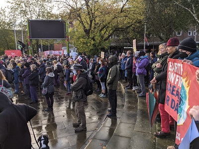 Climate march in Swansea