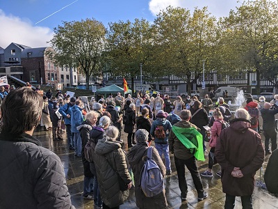 Climate march in Swansea