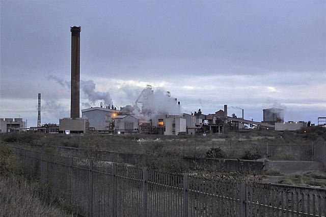 Picture of Tata Steel works in Port Talbot
