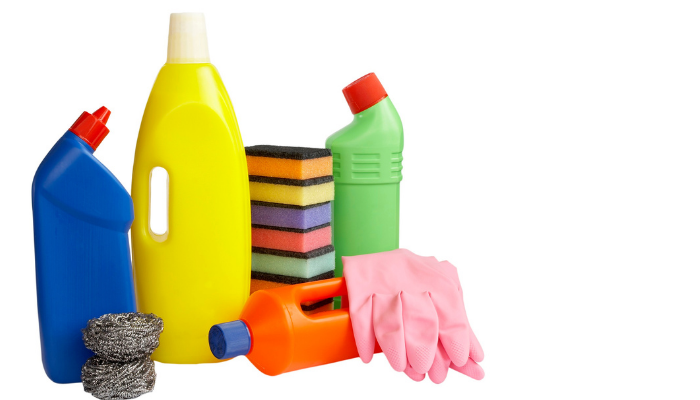 Picture of cleaning products