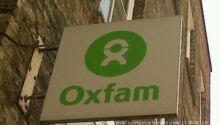 Picture of Oxfam sign