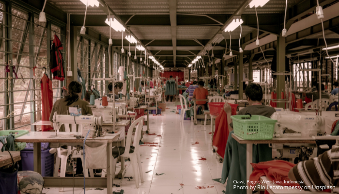Clothing factory, Indonesia