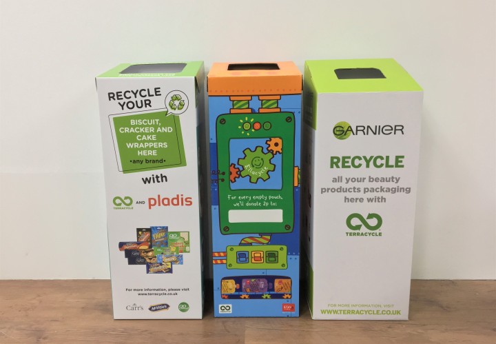 Picture of terracycle recyling bins