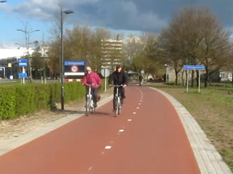 Cycle highway in the Netherlands