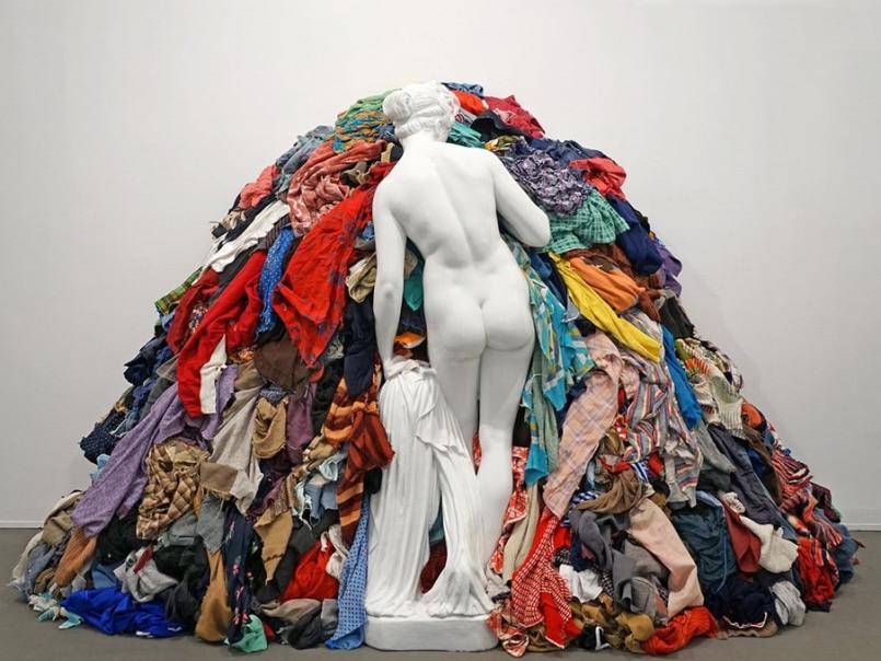 Mountain of clothes