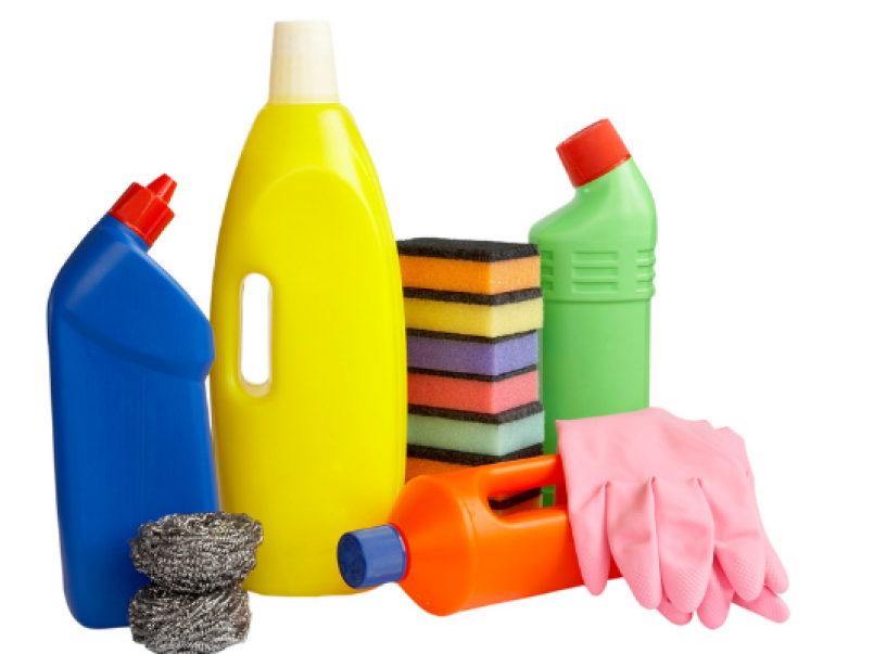 Picture of cleaning products