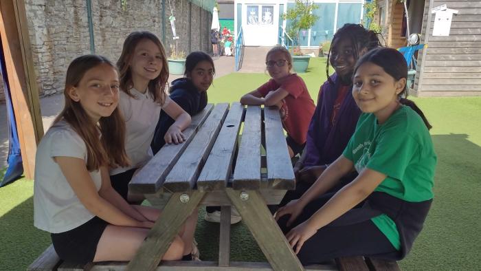 Pupils at Roath Park Primary School