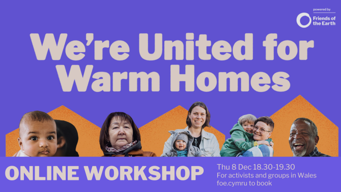 United for warm homes graphic